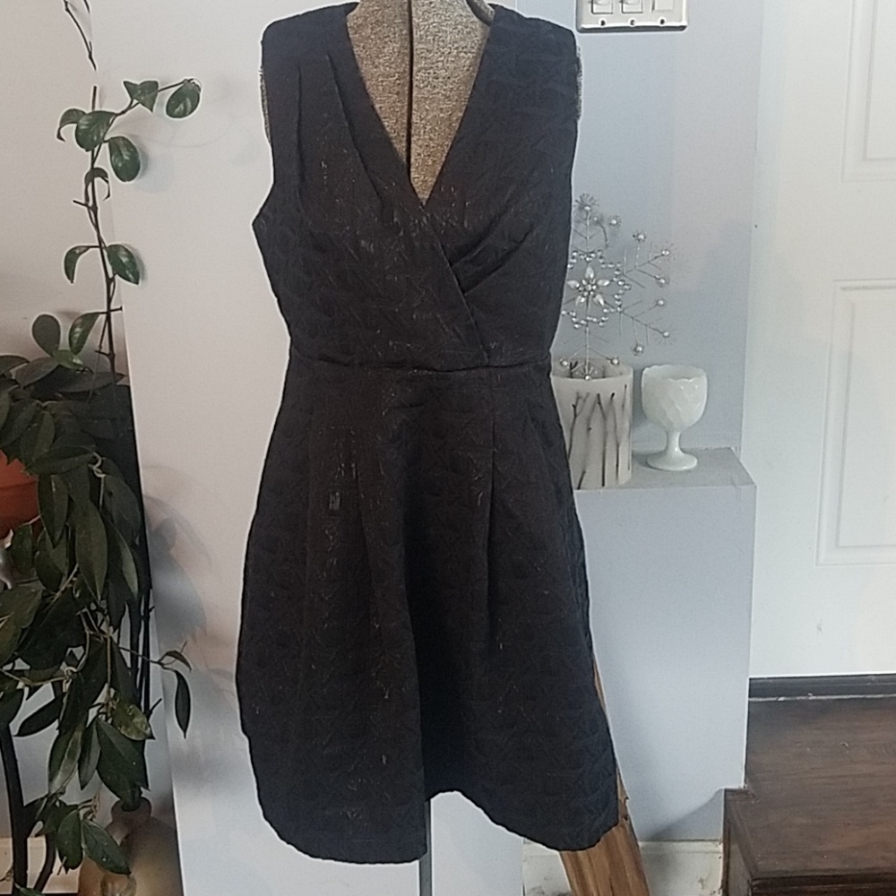 Black pin up style cocktail dress